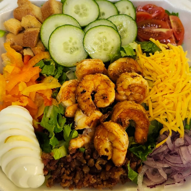 Shrimp Chef Salad.
