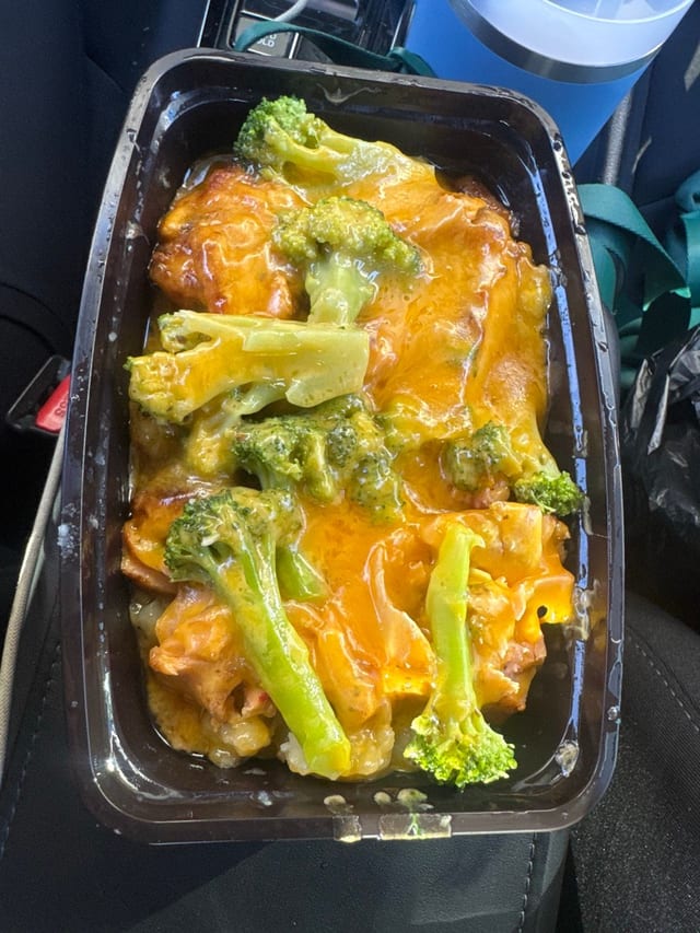 Salmon and Broccoli Tater.
