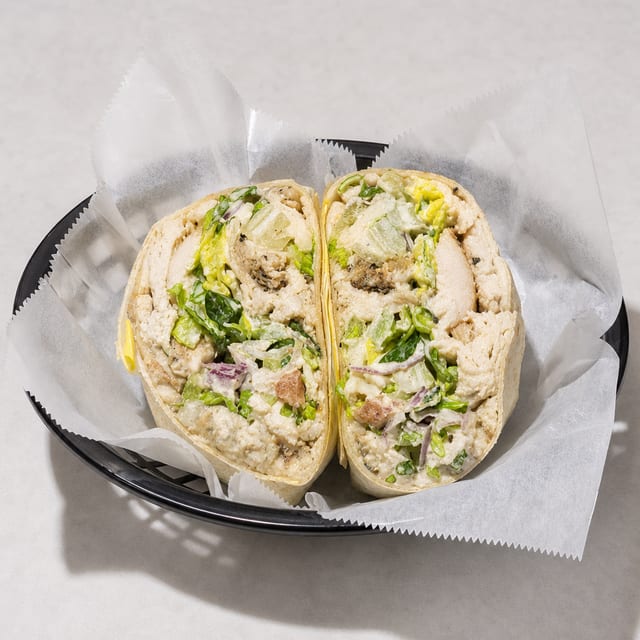Chicken Caesar Wrap.