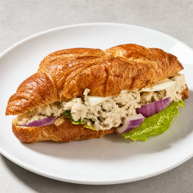 Tuna on Croissant.