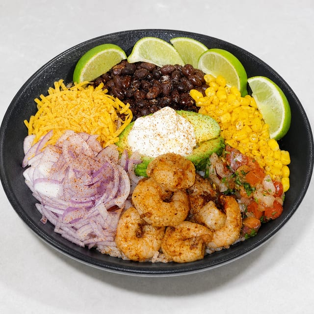 Southwest Shrimp Rice Bowl.