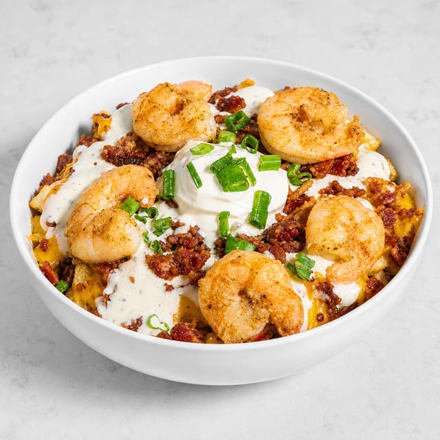 Shrimp Bacon Ranch Tater.