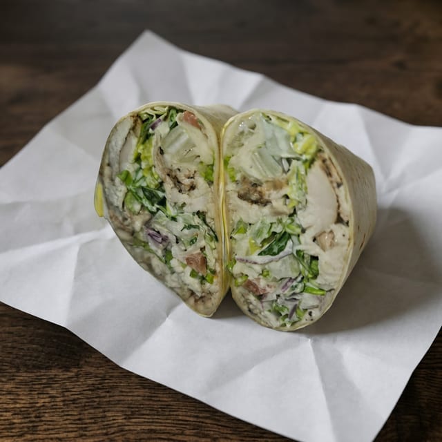 Chicken Caesar Wrap.