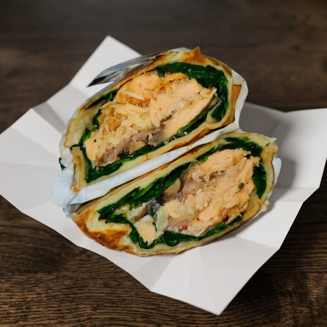Salmon Wrap.