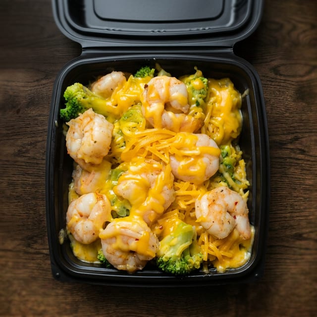 Shrimp & Broccoli Tater.