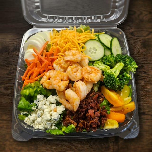 Shrimp Cobb Salad.