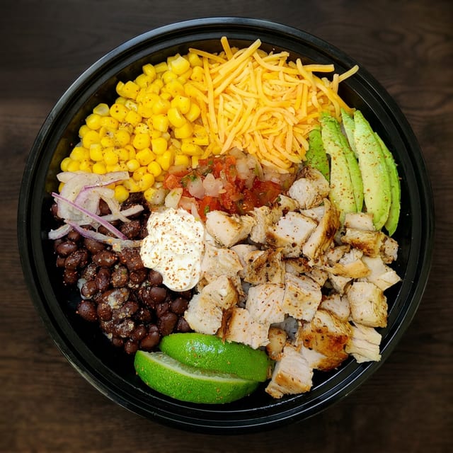 Southwest Chicken Rice Bowl.