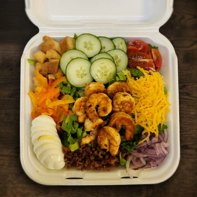 Shrimp Chef Salad.