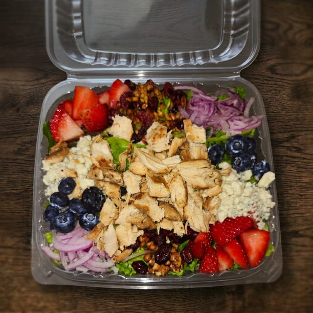 Mixed Berry Chick Salad.
