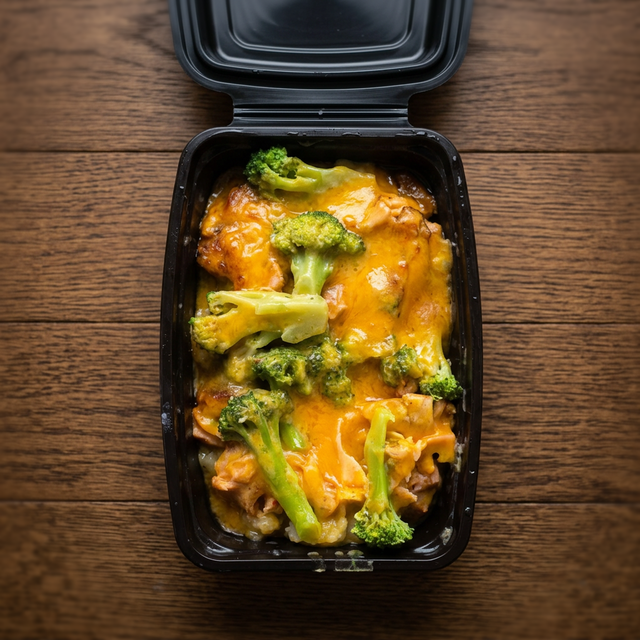 Salmon and Broccoli Tater.